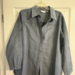 Blue Button-Up Shirt